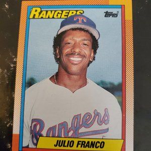 Julio Franco Baseball card 1989 card 550